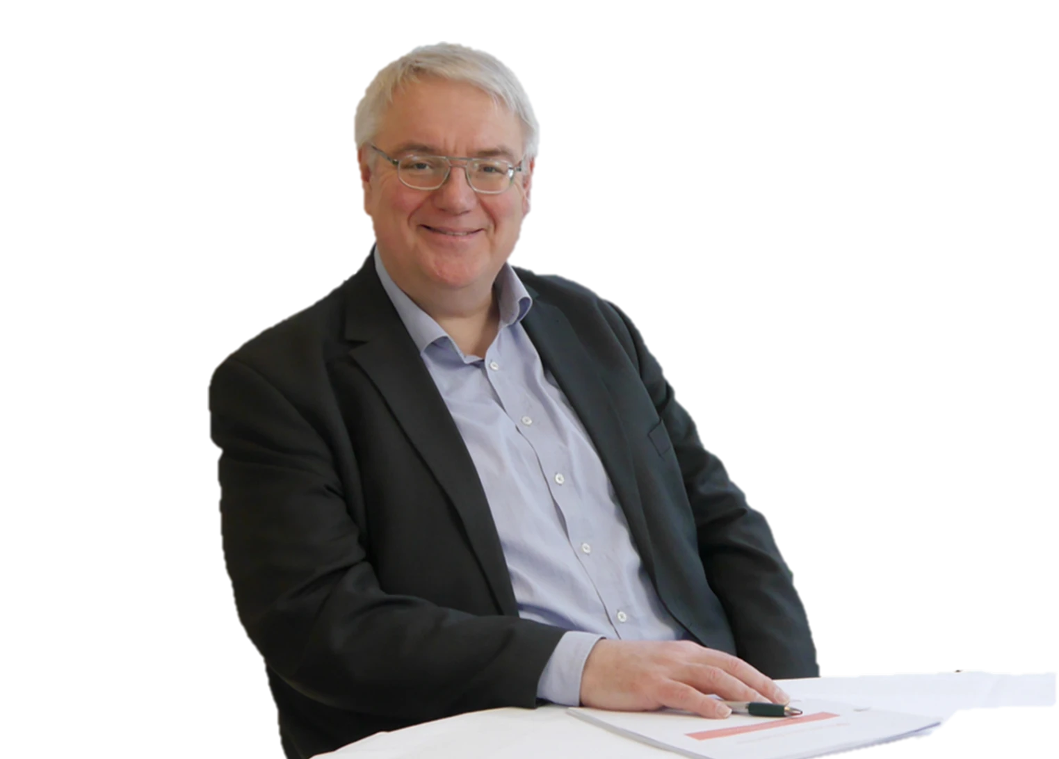 Bernd Schulte Osthoff am Tisch Bernd Schulte Osthoff am Tisch